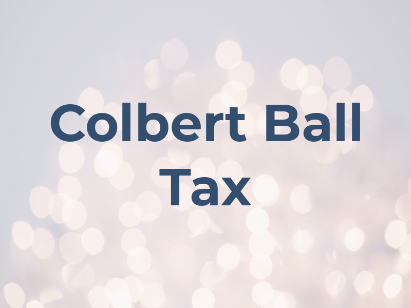 Colbert Ball Tax