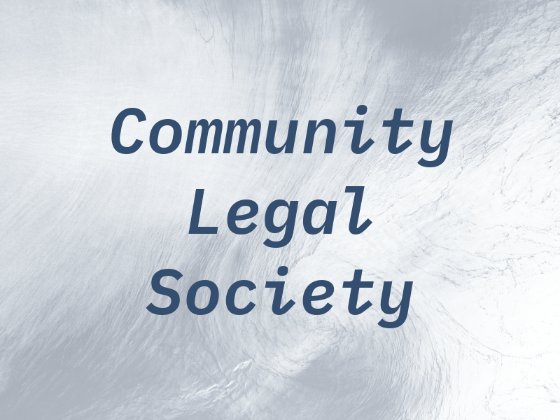 Community Legal Aid Society