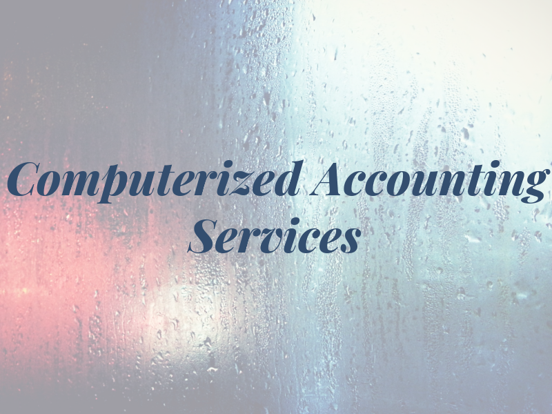 Computerized Accounting Services
