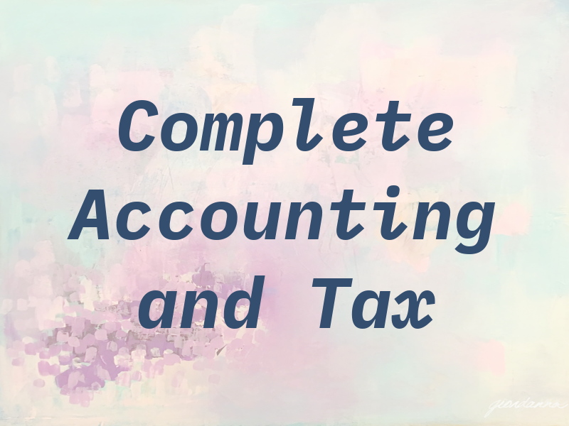 Complete Accounting and Tax