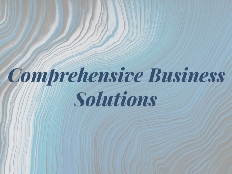 Comprehensive Business Solutions