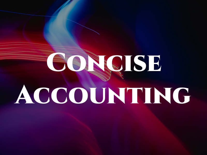 Concise Accounting
