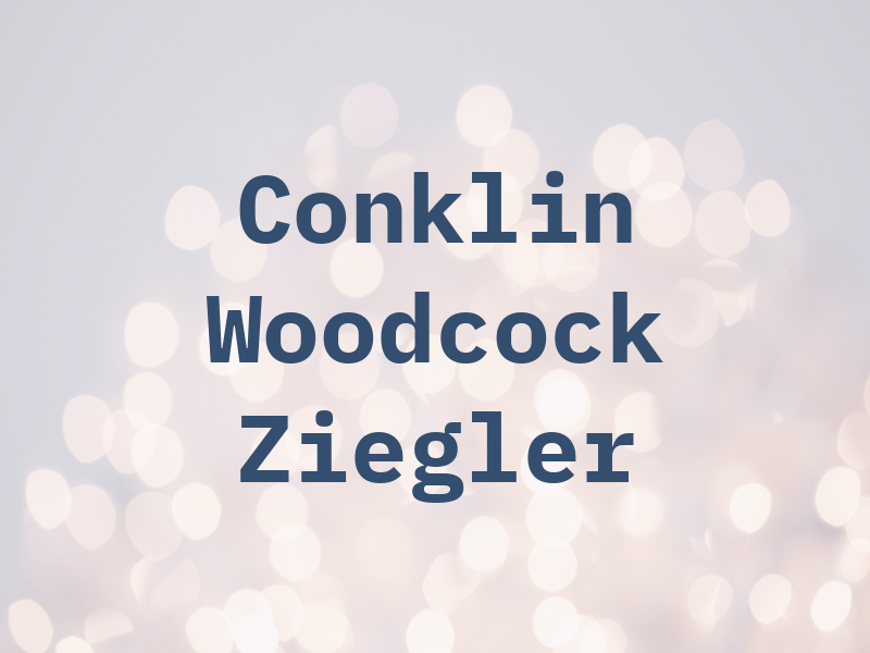 Conklin Woodcock & Ziegler