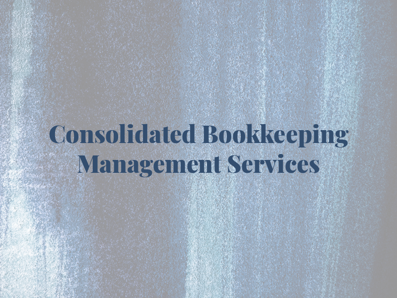 Consolidated Bookkeeping & Management Services