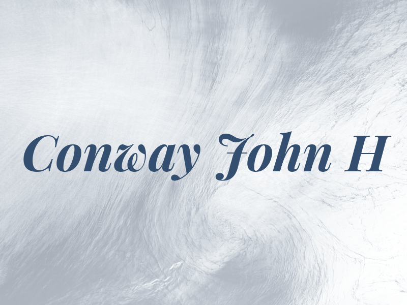 Conway John H