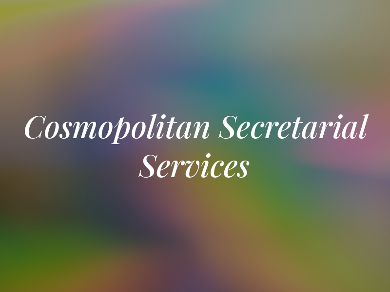 Cosmopolitan Secretarial Services