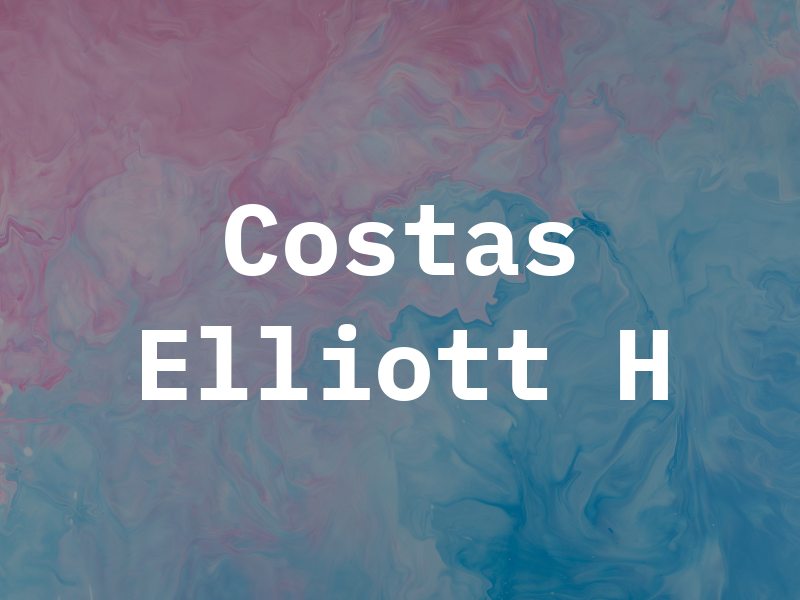 Costas Elliott H