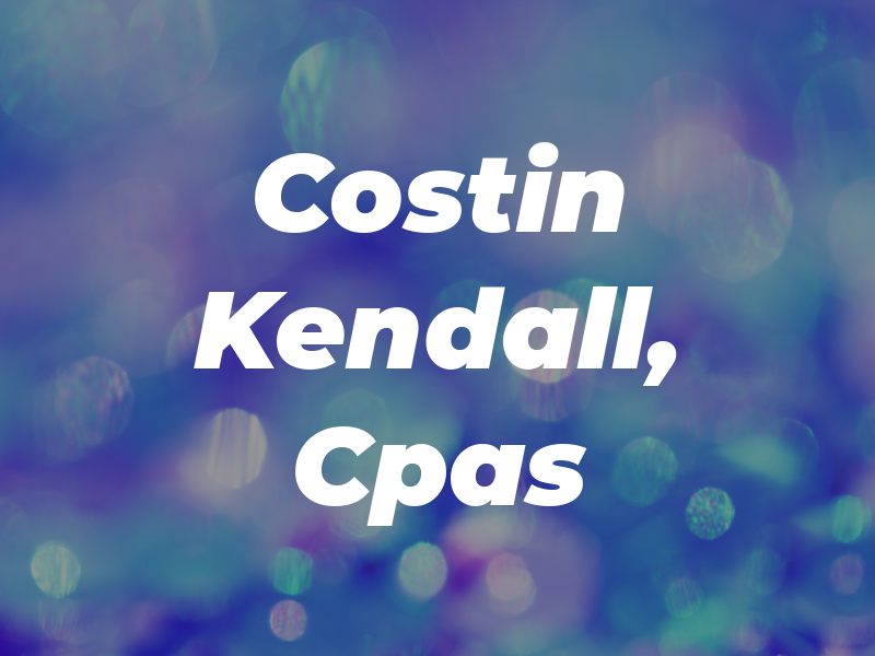 Costin + Kendall, Cpas