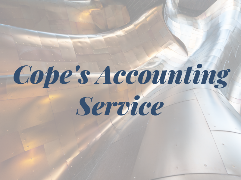 Cope's Accounting Service