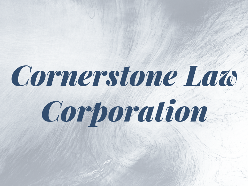 Cornerstone Law Corporation
