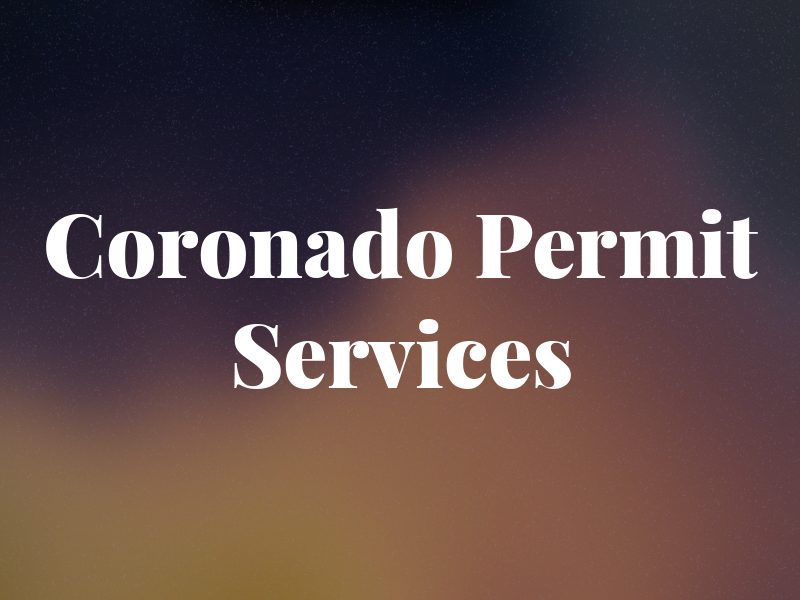 Coronado Permit Services