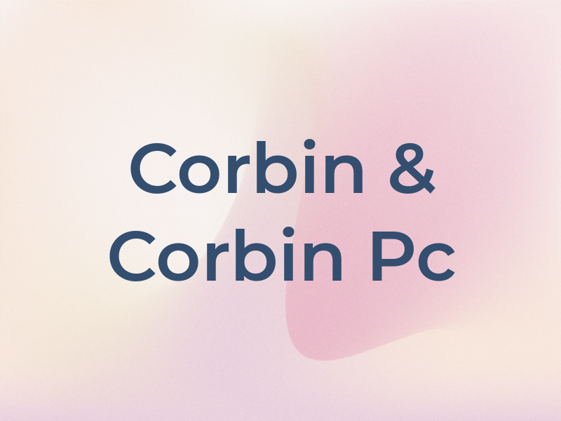 Corbin & Corbin Pc