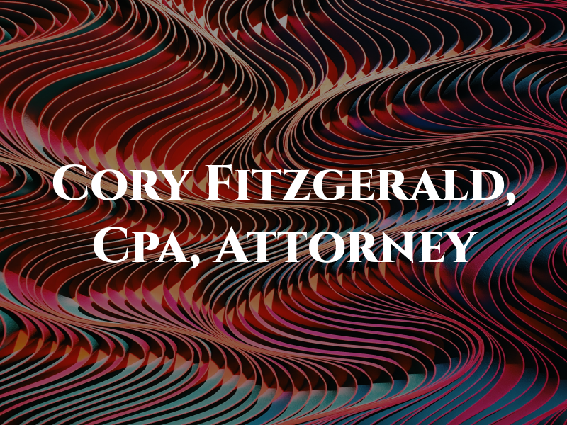 Cory C Fitzgerald, Cpa, Attorney