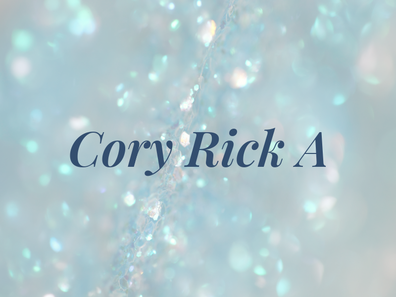 Cory Rick A