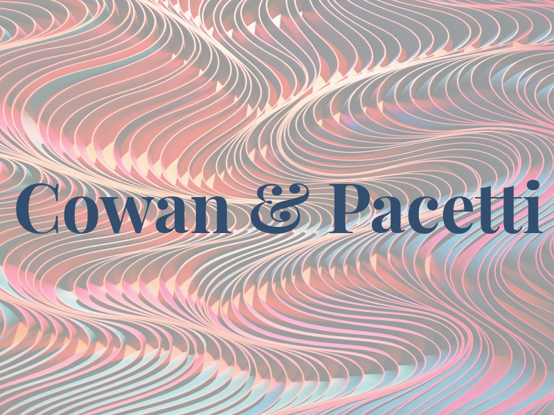 Cowan & Pacetti