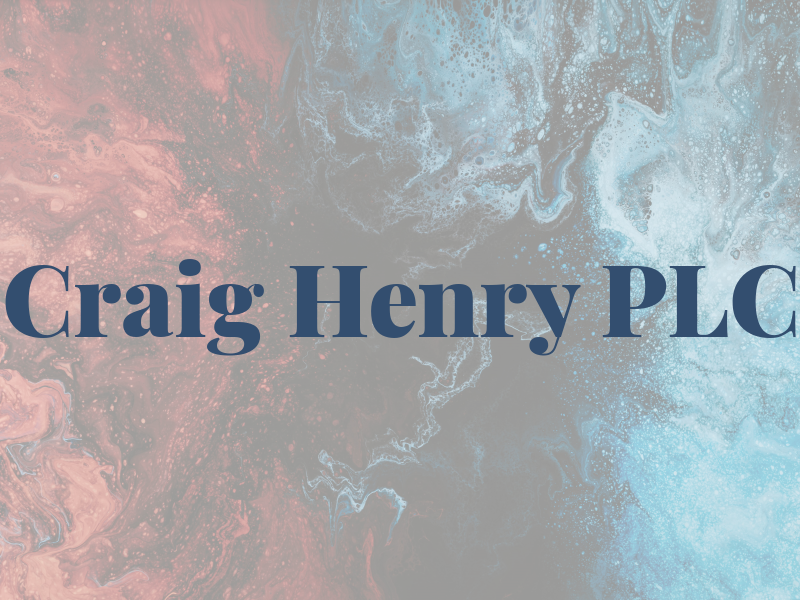 Craig Henry PLC