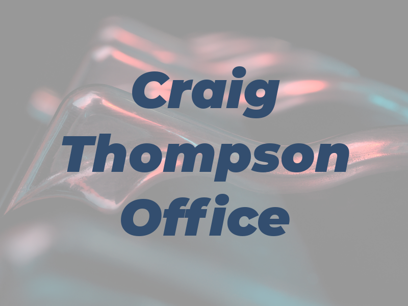 Craig K Thompson Law Office