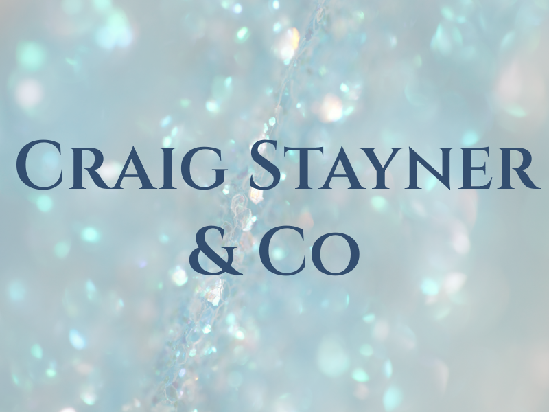 Craig Stayner & Co