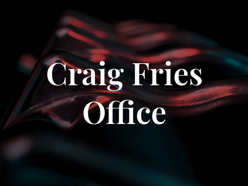 Craig W Fries Law Office