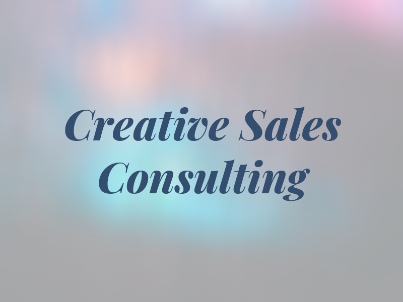 Creative Sales Consulting