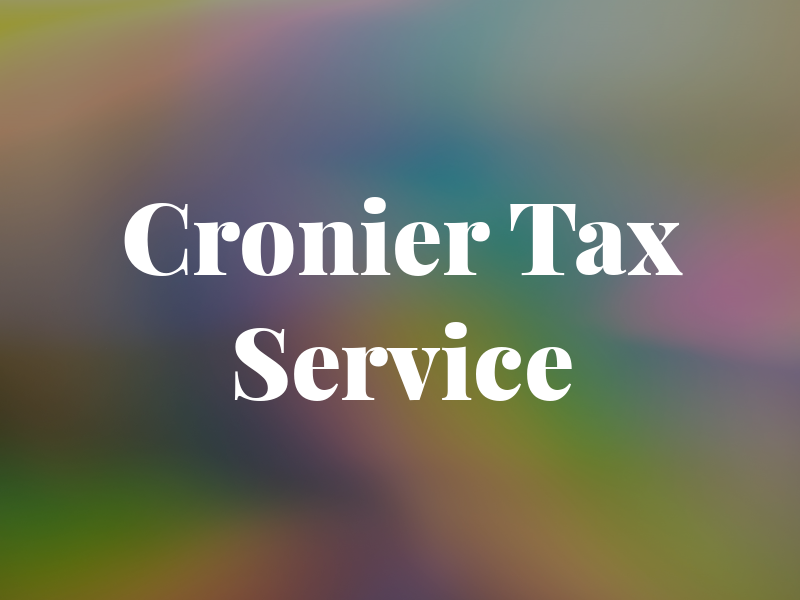 Cronier Tax Service