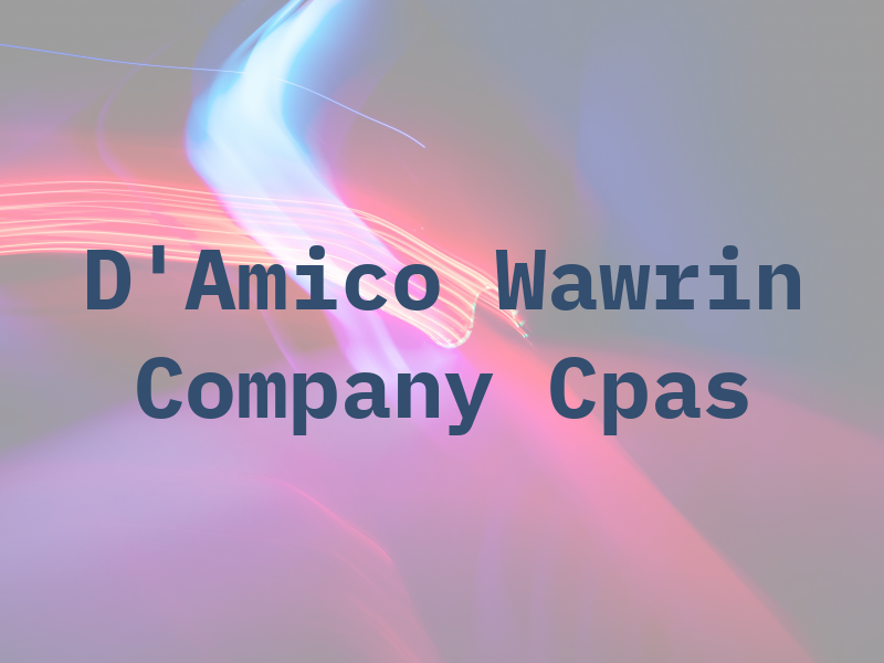 D'Amico Wawrin & Company Cpas