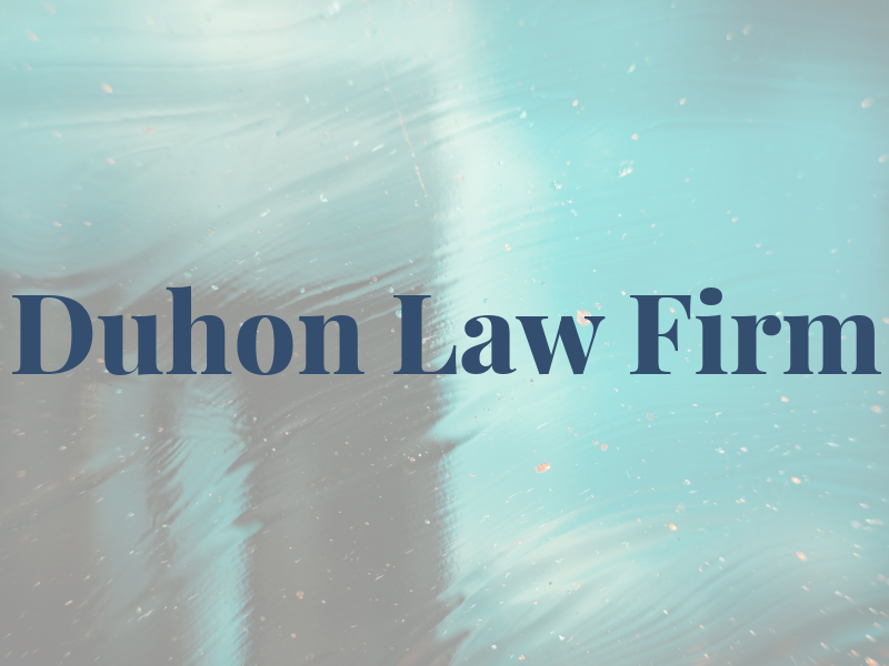 Duhon Law Firm