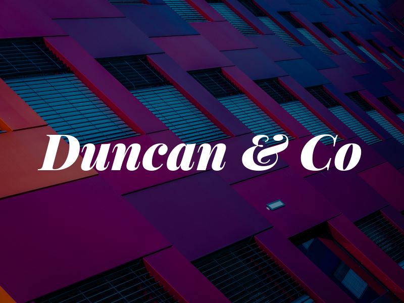 Duncan & Co