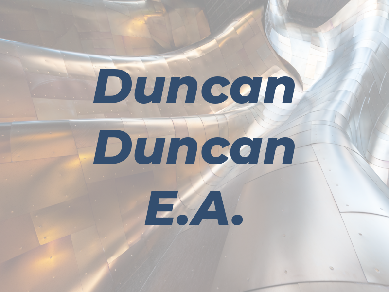 Duncan & Duncan E.A.