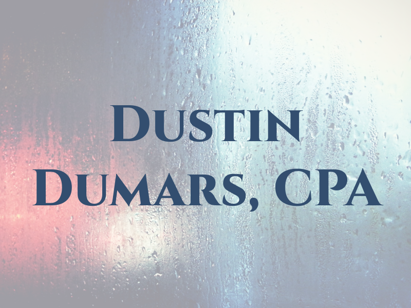 Dustin Dumars, CPA