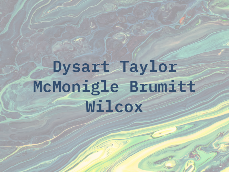 Dysart Taylor McMonigle Brumitt & Wilcox