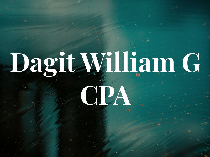 Dagit William G CPA