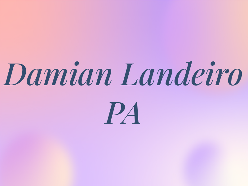 Damian Landeiro PA