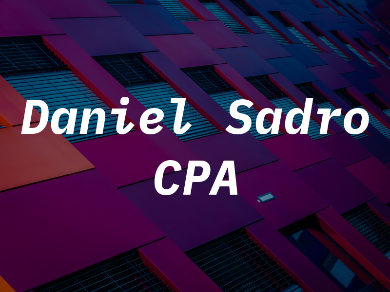 Daniel Sadro CPA