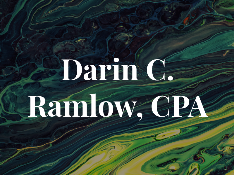 Darin C. Ramlow, CPA