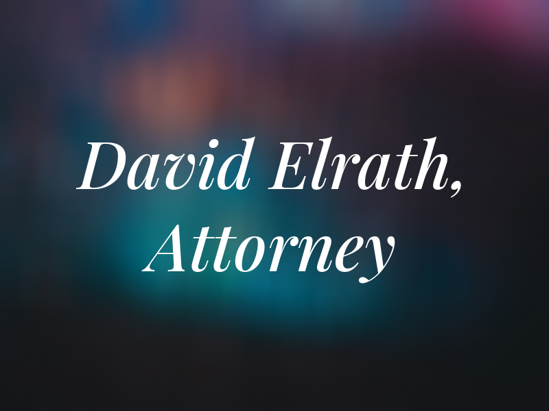 David Mc Elrath, Attorney at Law