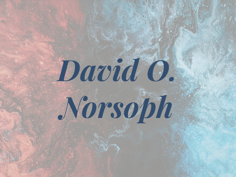 David O. Norsoph