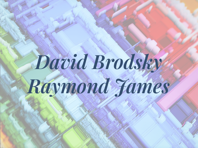 David Brodsky - Raymond James