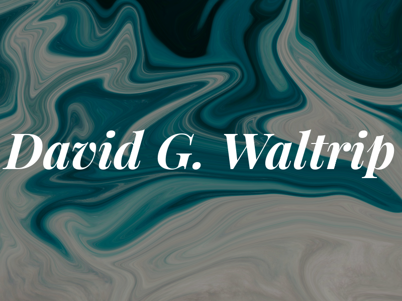 David G. Waltrip