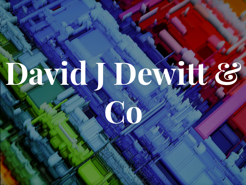 David J Dewitt & Co