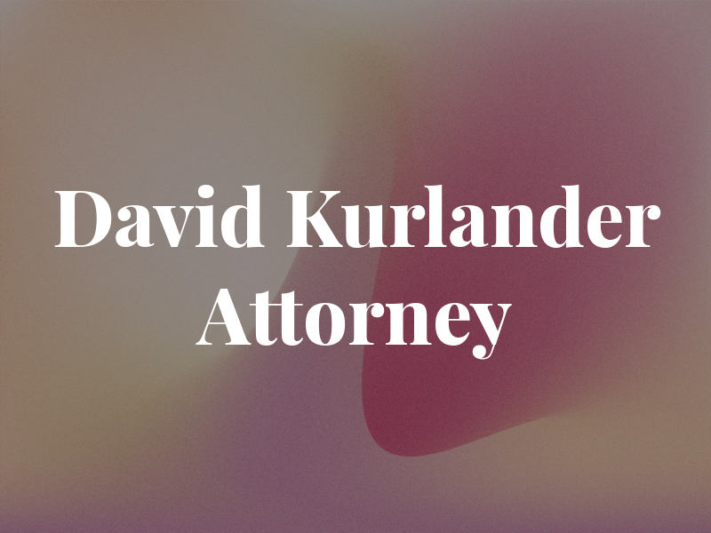 David Kurlander Attorney at Law P.A