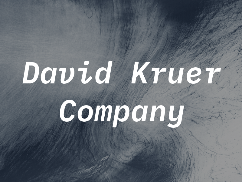 David Kruer & Company