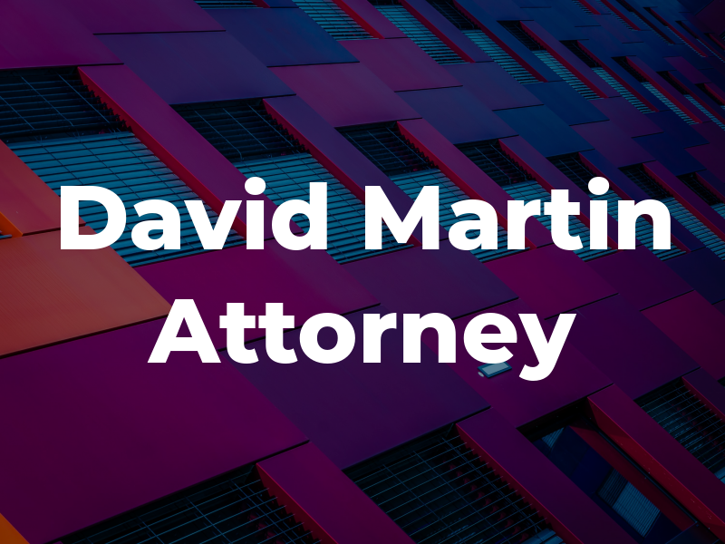 David L Martin Attorney at Law