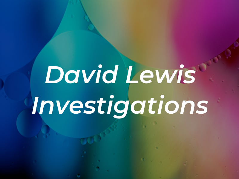 David Lewis Investigations