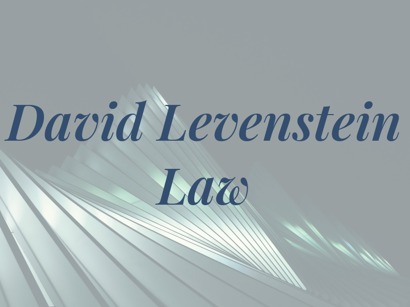 David Levenstein Law
