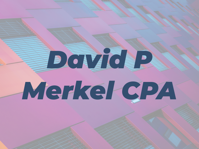 David P Merkel CPA