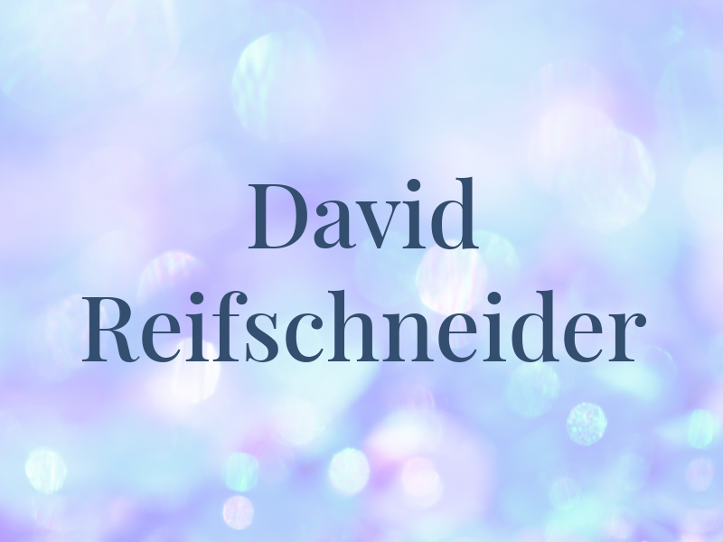 David Reifschneider