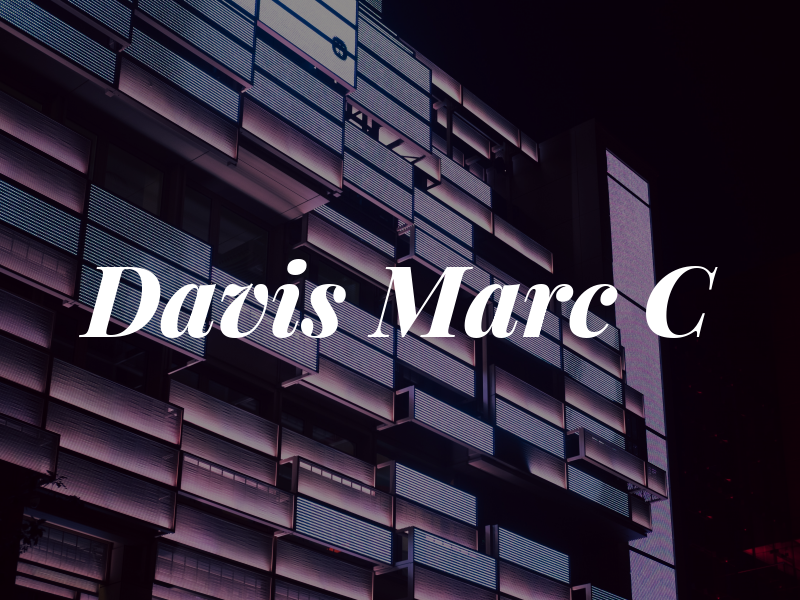 Davis Marc C