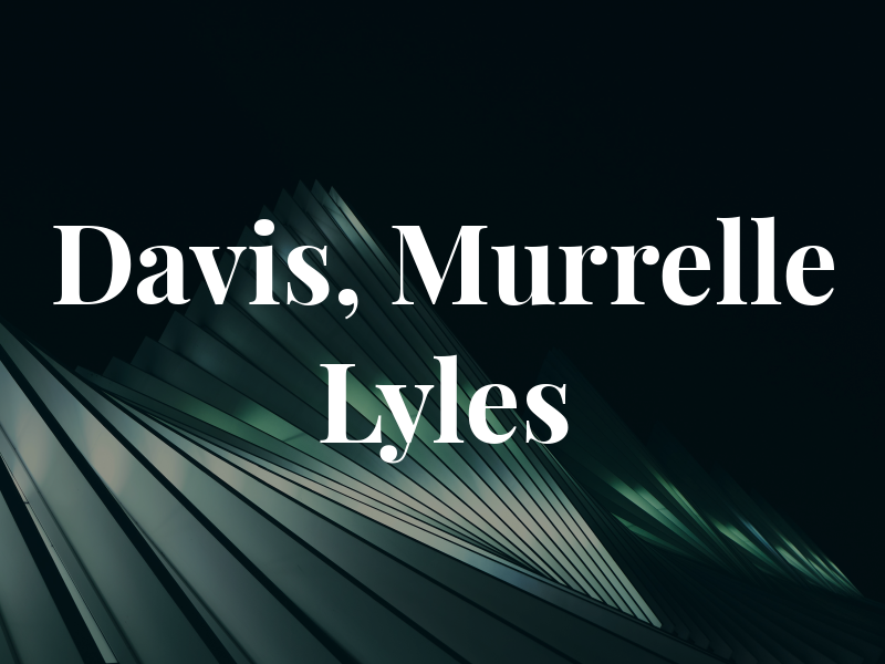 Davis, Murrelle & Lyles