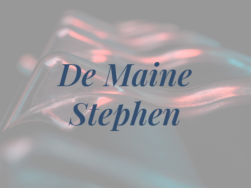 De Maine Stephen